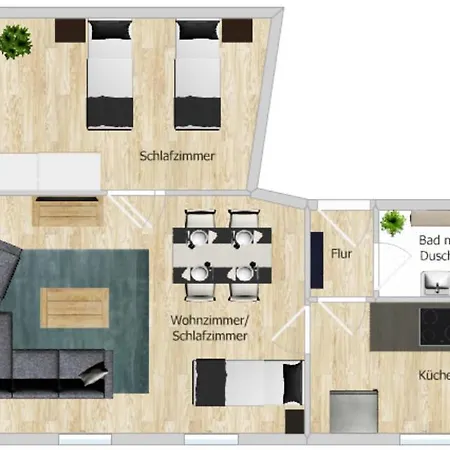 Zentral Und Ruhig In Auerbach Apartment Auerbach  Exterior photo